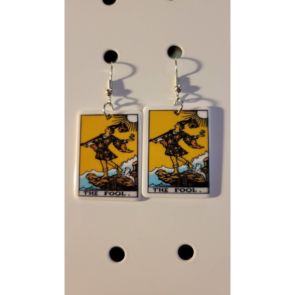 The Fool Tarot Card Earrings